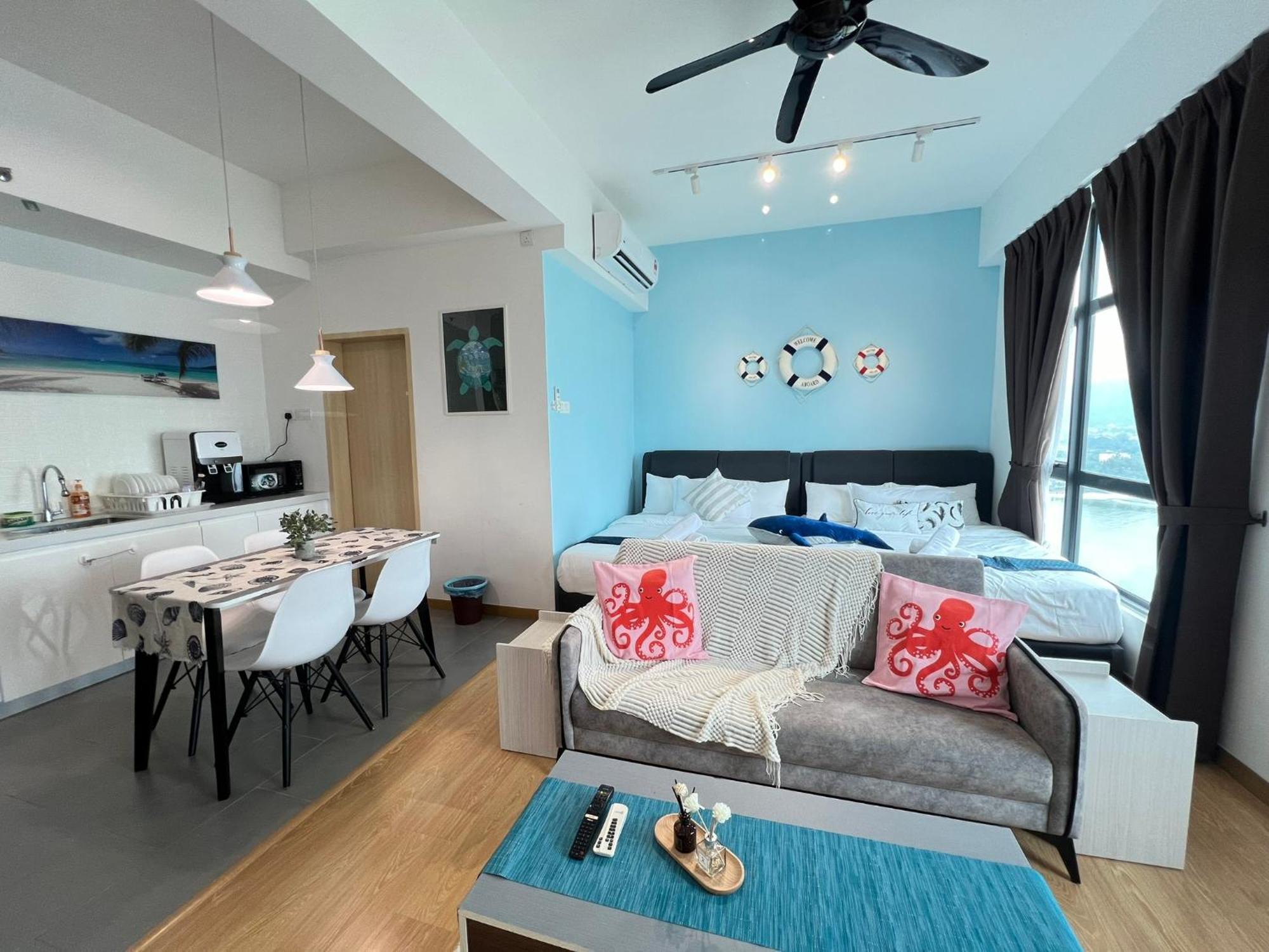 Oceanbay2 Seaview 6Pax Studio Netflix A-18-12 Куантан Екстер'єр фото