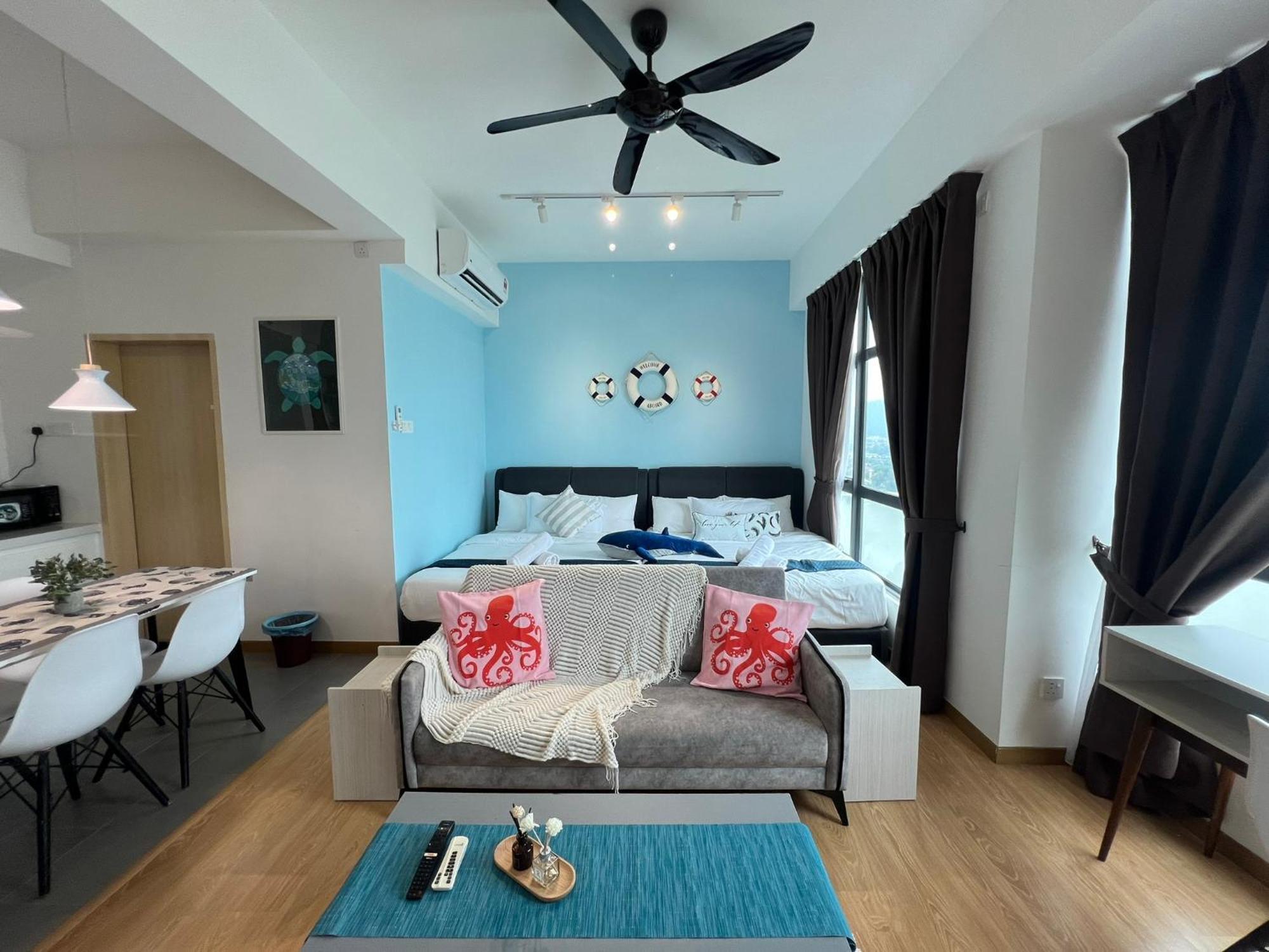 Oceanbay2 Seaview 6Pax Studio Netflix A-18-12 Куантан Екстер'єр фото